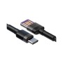 Кабель USB Baseus Cafule HW Quick Charging для Type-C 40W/5A/1m. Gray Black фото 2