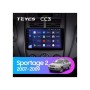 Штатная магнитола Teyes CC3 6+128 Gb Kia Sportage 2 2007-2009 9" фото 2