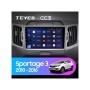 Штатная магнитола Teyes CC3 6+128 Gb Kia Sportage 3 SL 2010-2016 (A) 9" фото 2
