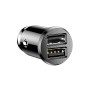 Зарядне для портативних пристроїв Baseus Grain Car Charger 2USB/3,1A Black фото 3