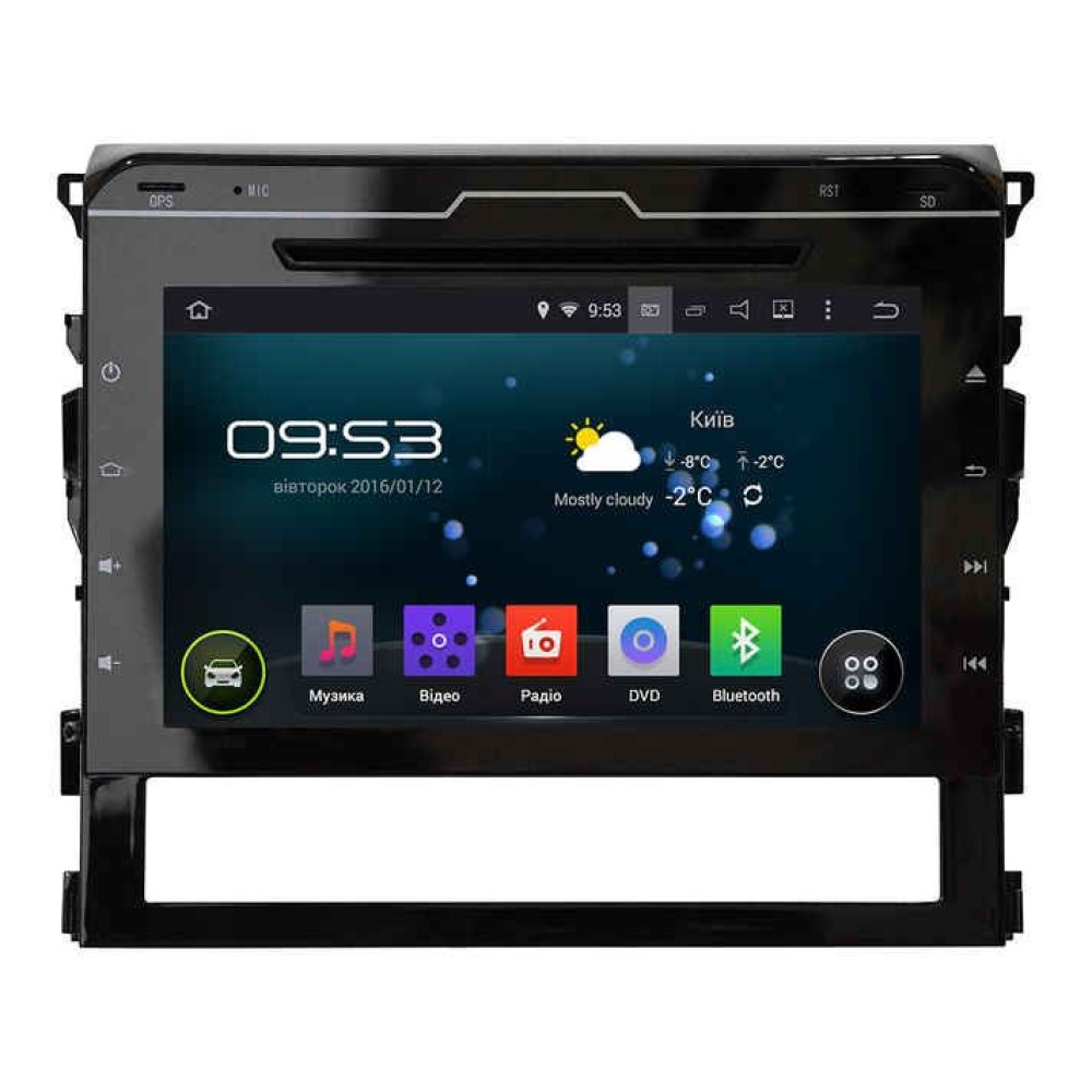 Штатная магнитола Incar AHR-2239A4 для Toyota Land Cruiser 200 2016+ Комплектация авто со штатным усилителем фото